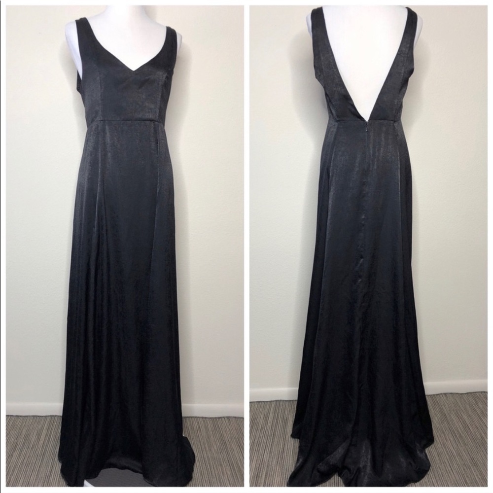 Show Mw Your Mumu Jenn Black Maxi Dress